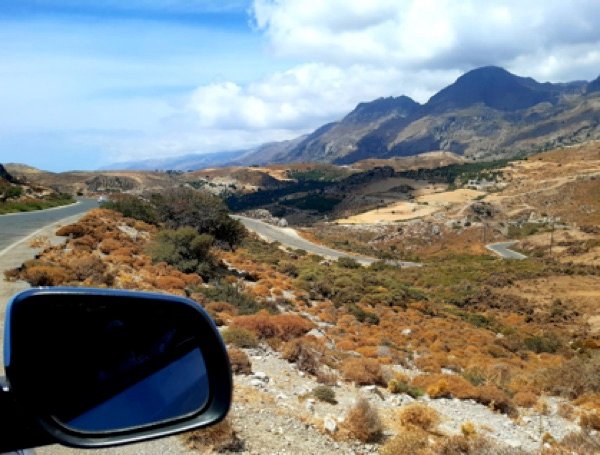 Driving in Crete